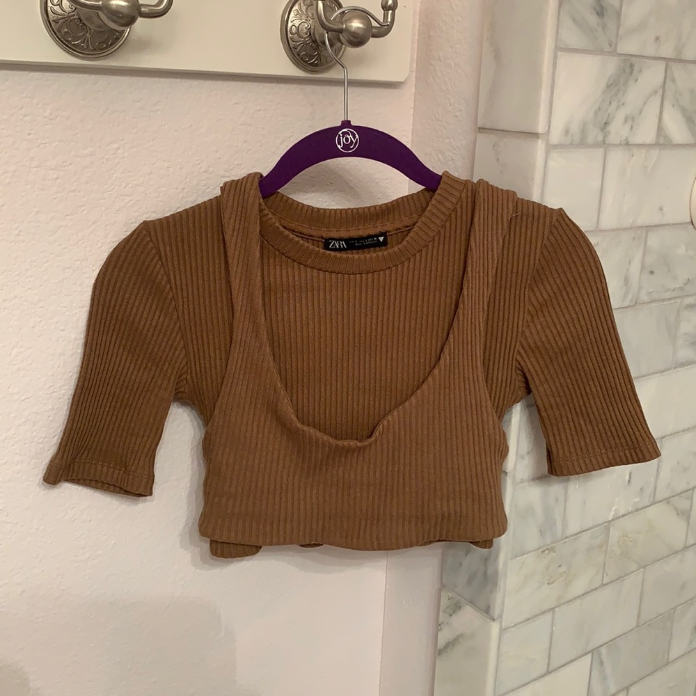 Zara crop top!